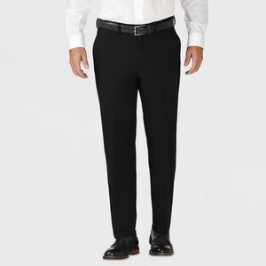 Haggar H26 -  Men's Tailored Fit Premium Stretch Suit Black